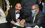 عقد قران وزفاف محمد توب وندي مكي بتوقيع أشرف عبد الباقي ونجوم مسرح مصر 