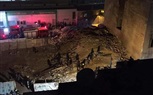  بالصور.. انهيار عقار بمحرم بك واستخراج طفل من تحت الأنقاض والبحث عن 9 مفقودين