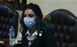 بالصور .. الهام شاهين وإيهاب فهمي في عزاء والد داليا البحيري