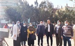 بالصور.. فحص 1853 حالة في ثاني أيام القافلة الطبية بكفر الشيخ 
