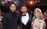 بالصور.. نجوم الفن بزفاف نادر حمدى وسارة حسنى