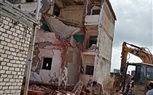 بالصور.. إزالة عمارة آيلة للسقوط في الحامول بكفر الشيخ 