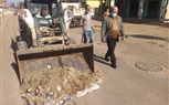 صيانة خطوط الصرف وإصلاح هبوط أرضي في 3 مدن بكفر الشيخ 