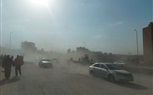بالصور.. عودة حركة المرور على الطريق الدائري بعد تفجير عقار فيصل المحترق