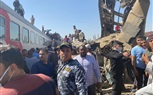 رجال الأمن يشاركون في إنقاذ مصابي قطاري سوهاج 