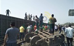 103 إصابة حتى الآن.. التفاصيل الكاملة لحادث انقلاب قطار طوخ 