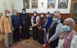 «في التباعد نجاة».. حملة لتوعية الأقباط داخل الكنائس كفر الشيخ