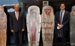 السفير المصري في طوكيو يقوم بزيارة لمعرض الآثار الفرعونية المقام بالعاصمة طوكيو