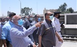 وزير النقل ومحافظ أسيوط يتفقدا محطة ديروط للسكة الحديد وبرج الإشارات