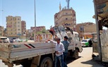 رفع ٢٨٠ حالة إشغال طريق مخالفة بنطاق ٣ مراكز بالبحيرة