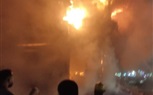 ننشر الصور الأولي حريق عقار بمنطقة الطالبية فيصل