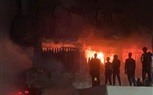 ننشر الصور الأولي حريق عقار بمنطقة الطالبية فيصل