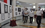 رئيس جامعة كفر الشيخ يفتتح معرض الفنون التشكيلية 