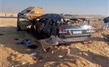 تفاصيل مصرع 10 أشخاص من عائلة واحدة بالطريق الصحراوي (صور)