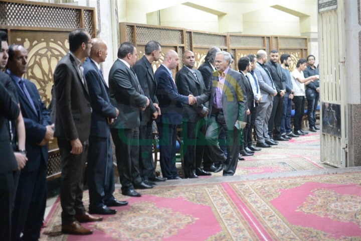 بالصور.. نجوم الفن والإعلام في عزاء محسن محمود بالصور.. نجوم الفن والإعلام في عزاء محسن محمود