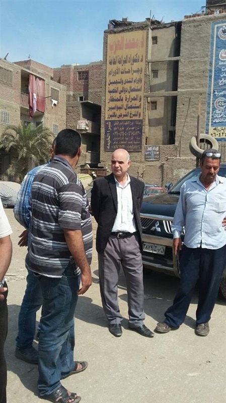  بالصور.. رئيس مدينة شبرا الخيمة يقود حملة لرفع الإشغالات