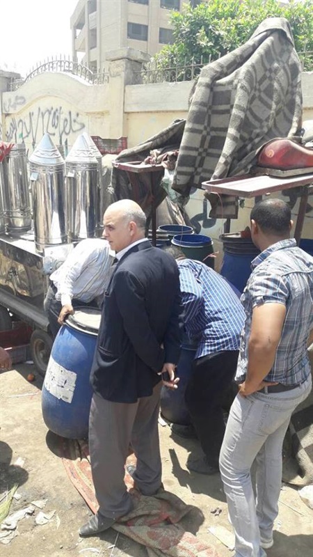  بالصور.. رئيس مدينة شبرا الخيمة يقود حملة لرفع الإشغالات