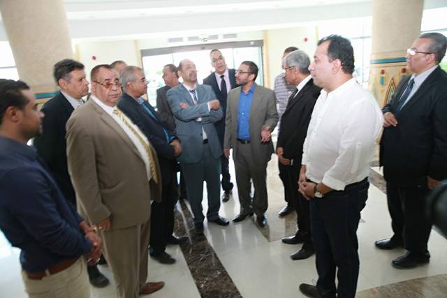  وفد من المجلس الاعلى للجامعات بمحافظة الأقصر لإفتتاح كلية الطب خلال العام القادم