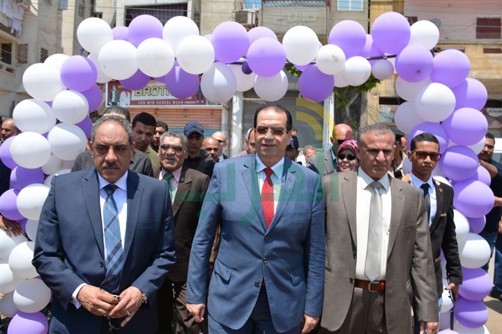 بالصور.. جولة تفقدية لمحافظ الدقهلية بشربين وافتتاح وحدة الاسعاف الجديدة