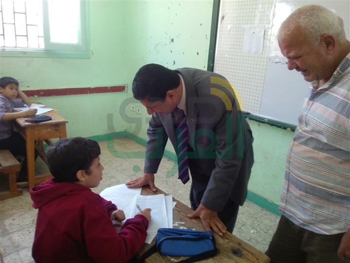 بالصور.. "العربي": بداية سعيدة في امتحانات الابتدائية بكفر الشيخ