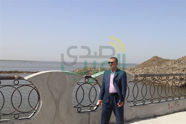 بالصور.. محافظ كفر الشيخ يتفقد كورنيش بحيرة البرلس