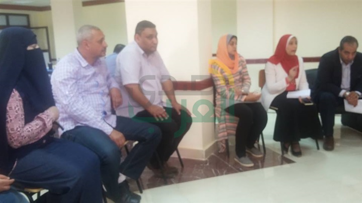 بالصور.. وكيل تعليم كفر الشيخ يلتقي وفد المعونة الأمريكية