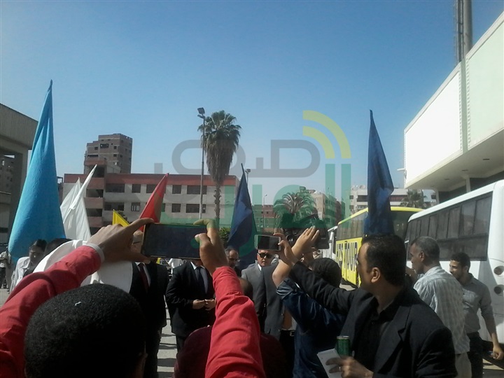 بالصور.. محافظ القليوبية يستقبل وزير الشباب والرياضة 