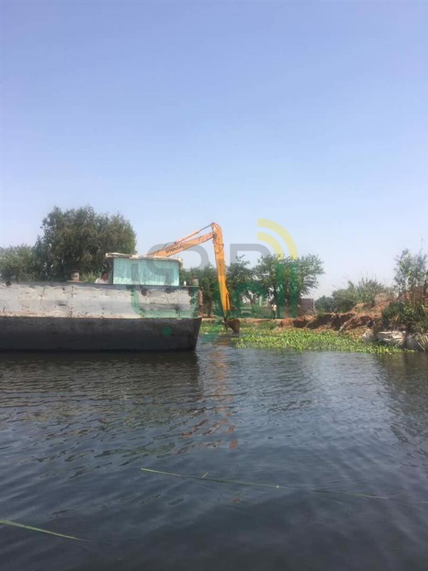 بالصور.."شرطة المسطحات" تطارد المتعدين علي نهر النيل بكفر الشيخ