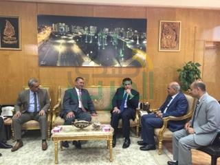 بالصور.. وصول وزير التعليم العالى لجامعة كفر الشيخ