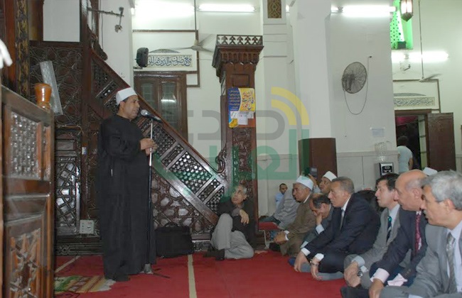 أوقاف الجيزة تحتفل بليلة النصف من شعبان بمسجد نصر الدين