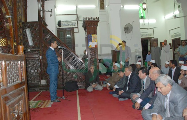 أوقاف الجيزة تحتفل بليلة النصف من شعبان بمسجد نصر الدين