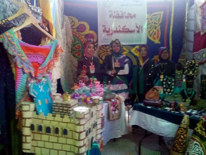افتتاح معرض أندية الفتاة و المرأة لاتحاد مراكز شباب المدن بالاسكندرية