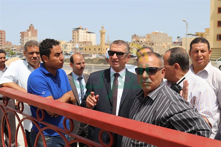 بالصور.. محافظ كفر الشيخ يتابع أعمال إنشاء المرحلة الأولى من كورنيش بحيرة البرلس