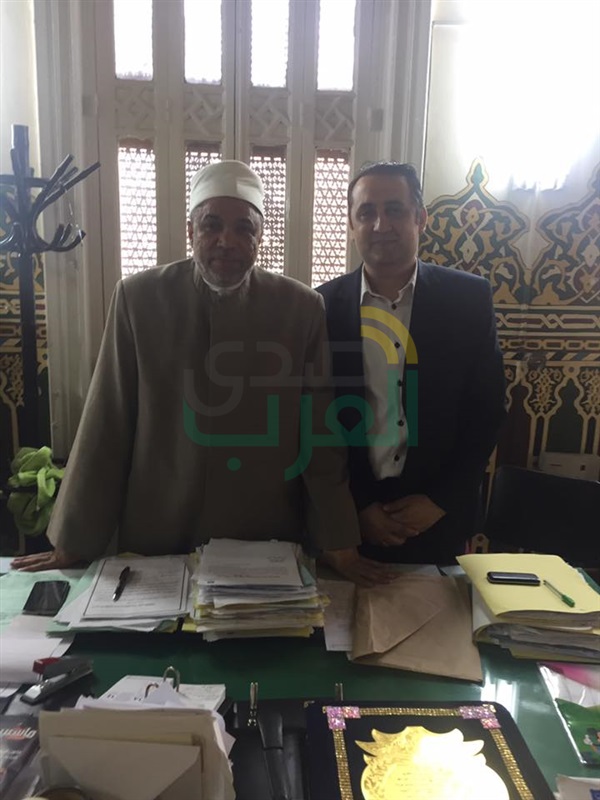 بالصور.. وزير الأوقاف يوافق لصحفى قبطي على ترميم مسجد قريته دعمًا للوحدة الوطنية