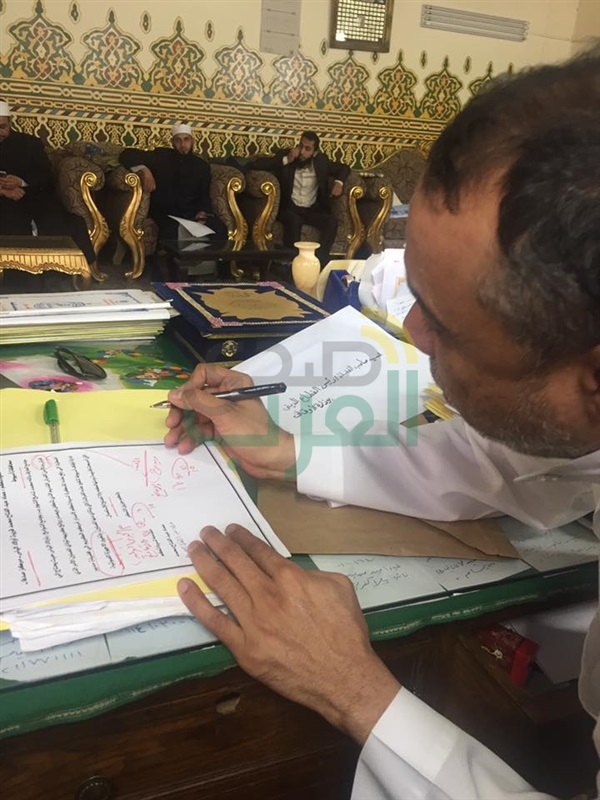 بالصور.. وزير الأوقاف يوافق لصحفى قبطي على ترميم مسجد قريته دعمًا للوحدة الوطنية