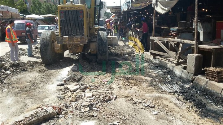 بالصور: رفع وتأهيل الطرق الحيوية على مستوي أحياء الأسكندرية