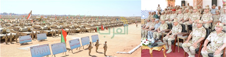 وزير الدفاع يشهد إجراءات التفتيش ورفع الكفاءة القتالية بالمنطقة المركزية العسكرية