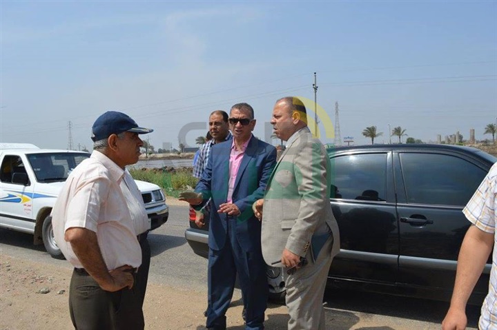 بالصور.. محافظ كفرالشيخ يوجه بزيادة المسطحات الخضراء  علي "رافد" الدولى
