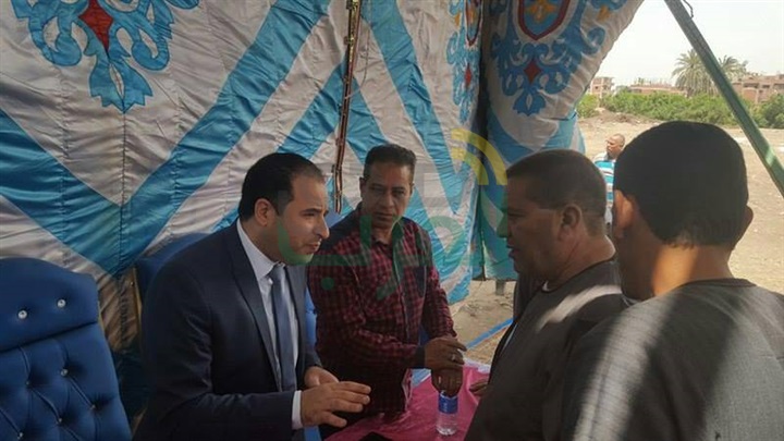 بالصور.. وضع حجر الأساس لكوبرى مول العابد بالقليوبية