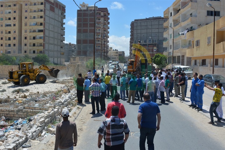 الإسكندرية تواصل حملات إزالة التعديات على أراضي الدولة لليوم الثاني علي التوالي 