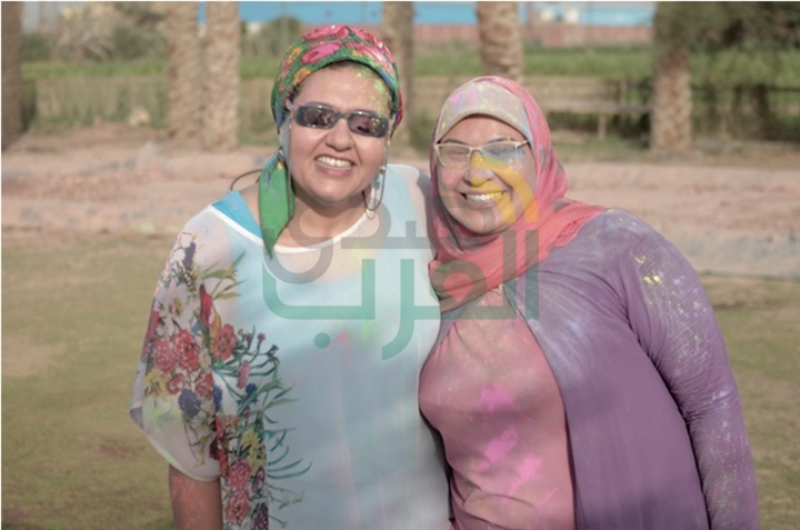 بالصور.. بالألوان والرسم مي عمر تلعب في يوم ترفيهي لمكافحه سرطان الثدي بالصور.. بالألوان والرسم مي عمر تلعب في يوم ترفيهي لمكافحه سرطان الثدي