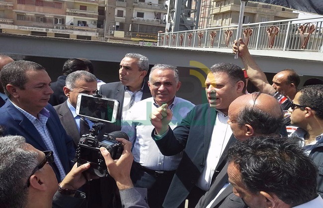 بالصور.. وزير الموارد المائية يتفقد المشروع الإرشادي لري 320 فدانًا بالطاقة الشمسية بالبحيرة