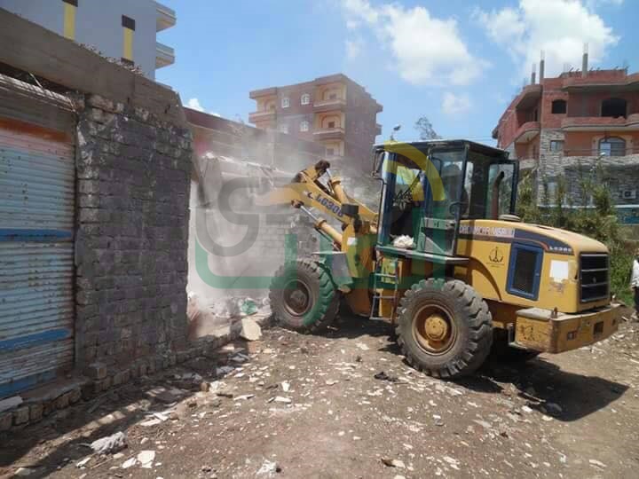 بالصور.. إزالة تعديات على 17 فدانًا من أراضي الدولة بكفر الشيخ