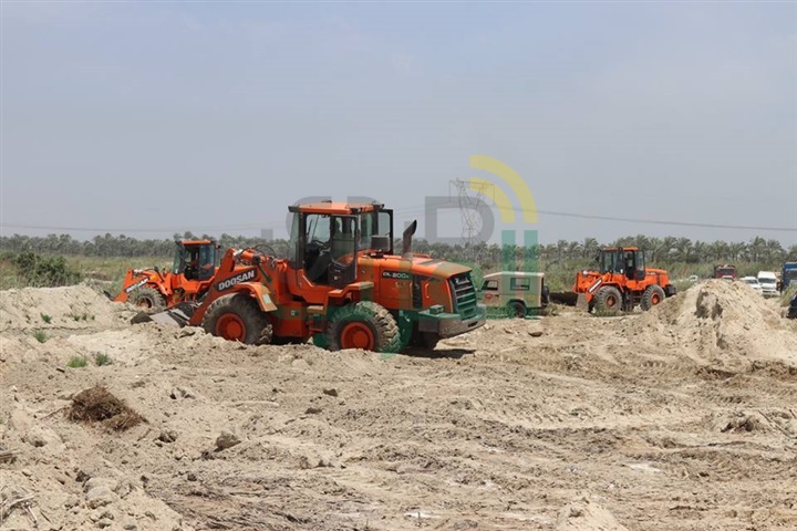 بالصور.. محافظ كفر الشيخ يقود حملة لإزالة التعديات على 417 فدانًا في البرلس