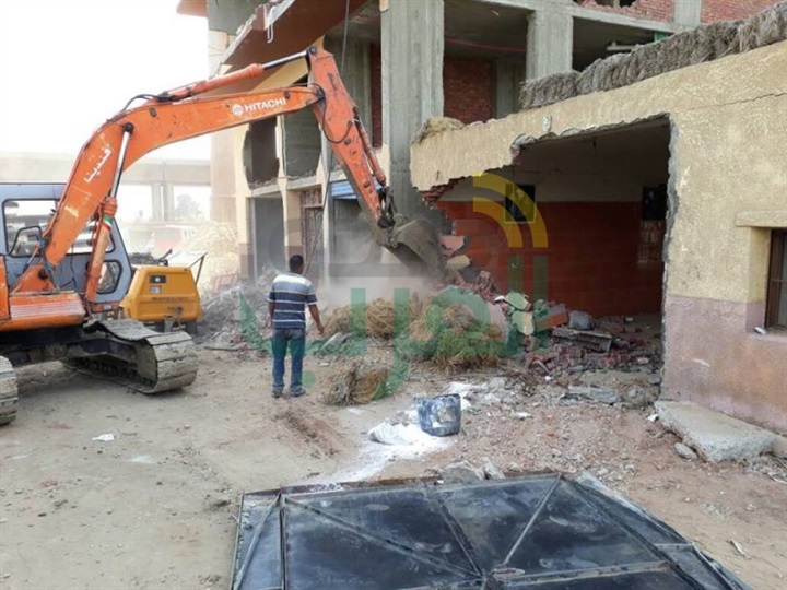 بالصور.. تجهيز برج ورورة ببنها لتفجيره غداً