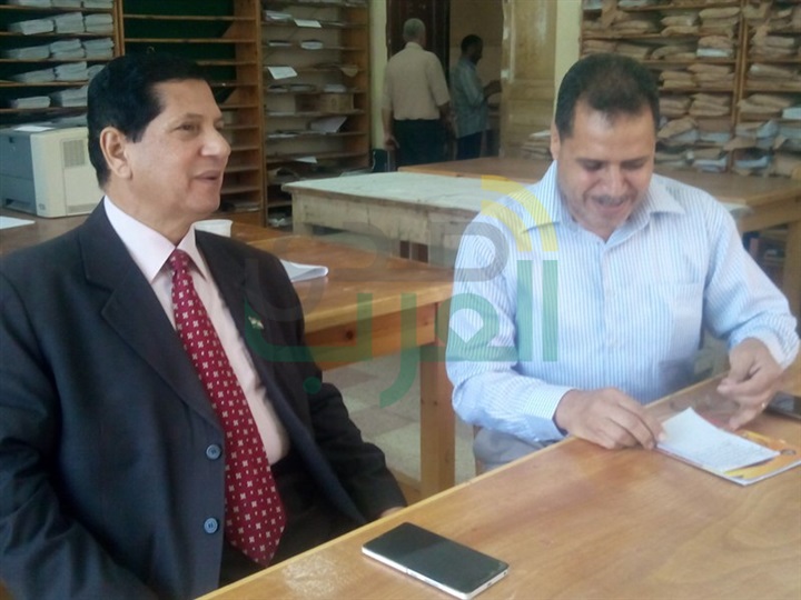 بالصور.. وكيل تعليم كفر الشيخ يتفقد أعمال تقدير درجات الشهادة الإعدادية