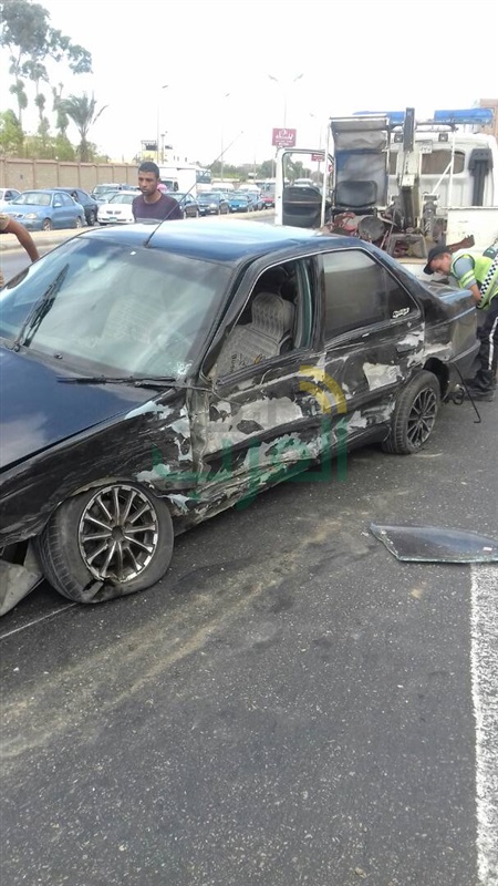 إصابة 6 أشخاص في تصادم 5 سيارات بمدينة نصر