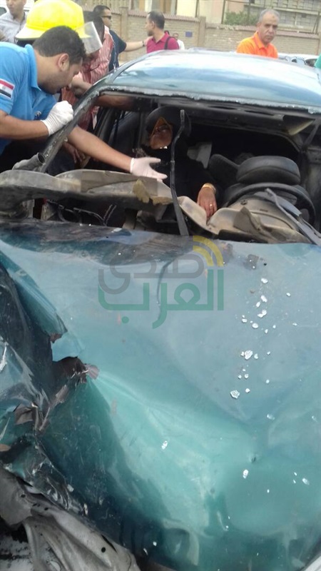 إصابة 6 أشخاص في تصادم 5 سيارات بمدينة نصر
