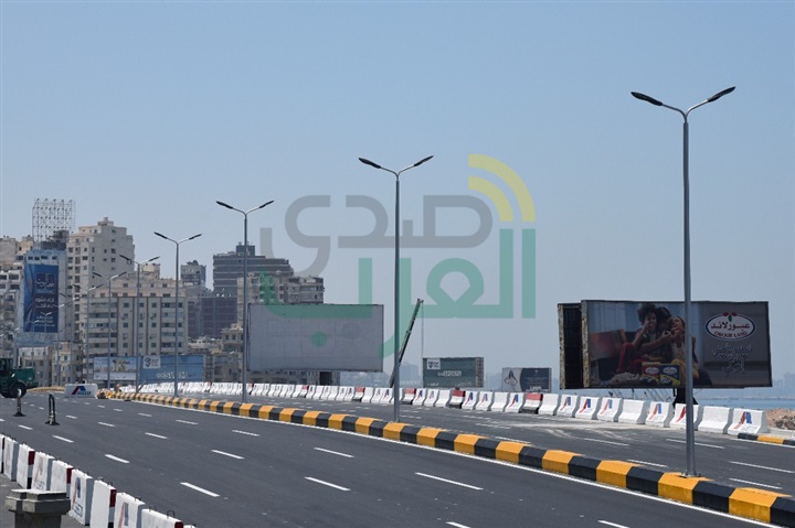  بالصور والفيديو .. بدء التشغيل التجريبي لكوبري مصطفى كامل بالإسكندرية