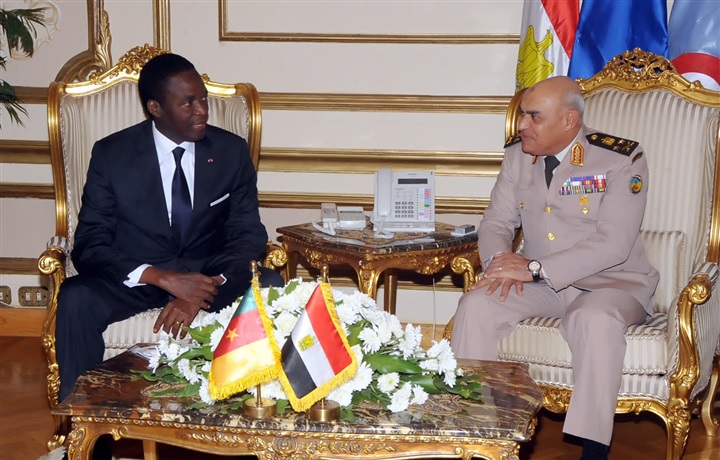 الفريق أول صدقي صبحي يلتقي وزير الدفاع الكاميروني الفريق أول صدقي صبحي يلتقي وزير الدفاع الكاميروني
